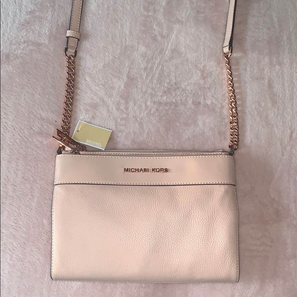 Michael Kors “Kenly” Crossbody Pebbled Leather Bag